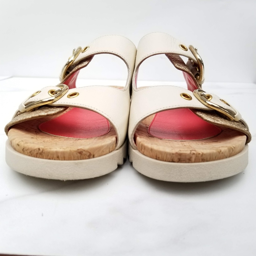 Pas De Rouge Vella Sandal Slides Buckle Straps - Picture 5 of 8